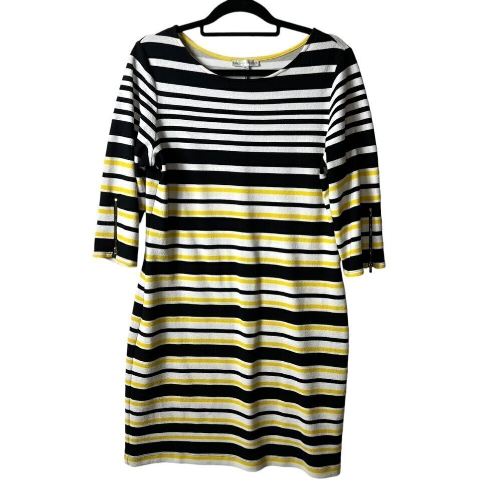 Sandra Darren striped dress women’s size 14‎ workwear